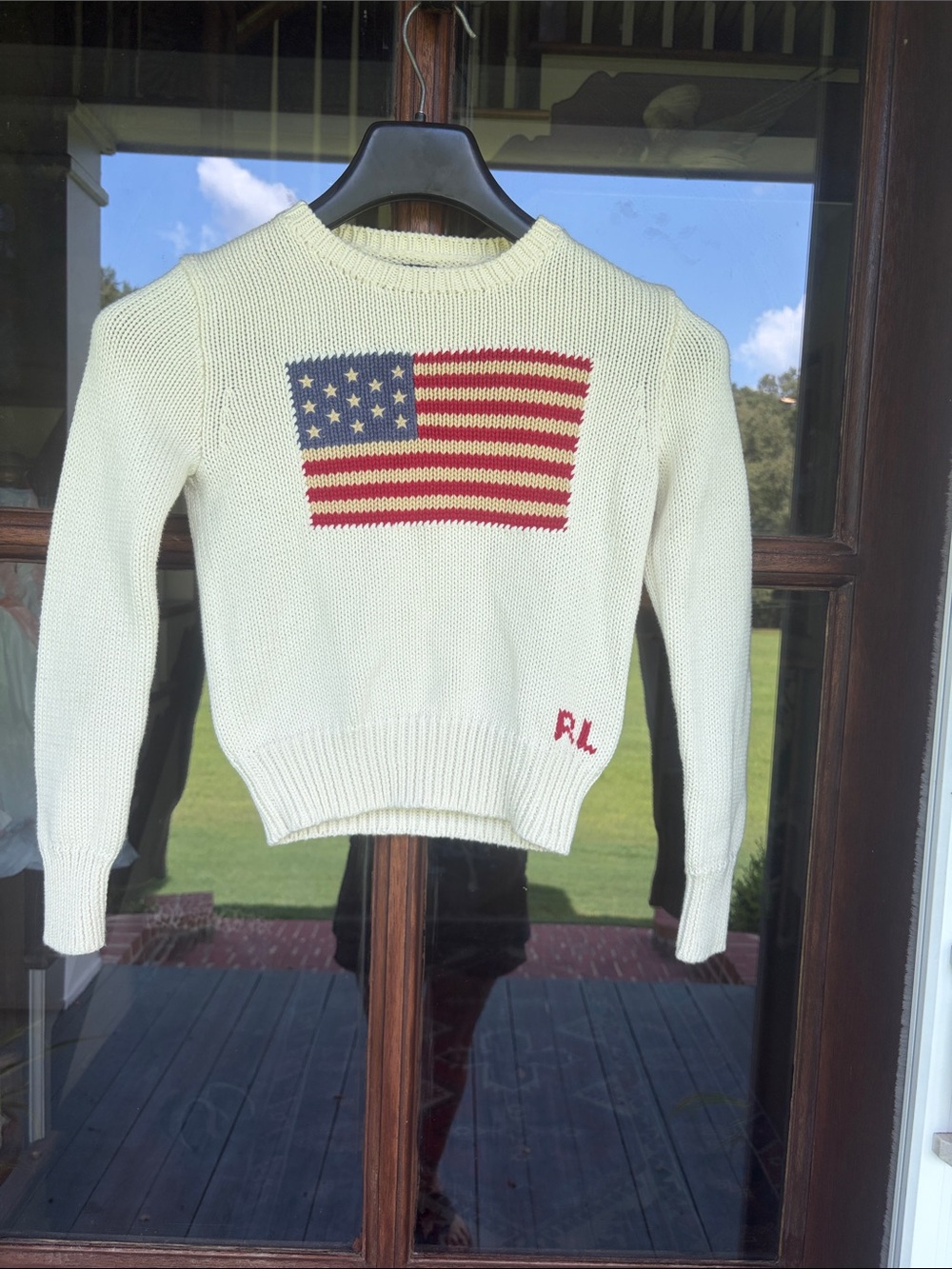 Polo Ralph Lauren Iconic Flag Sweater. Size‎ M (8-10)